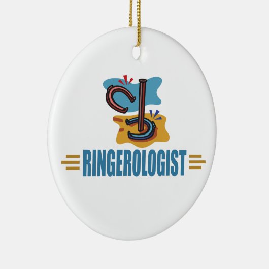 Funny Horseshoes Keramikornament (Rechts)