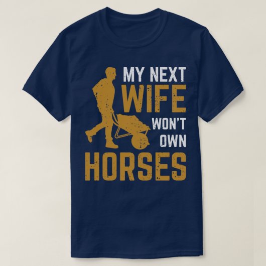 Funny Horst Farm Horseman Reiten Geschenk T-Shirt (Design vorne)