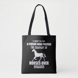 Funny Horst Sprichwort Geschenk für Pferde Lover  Tasche