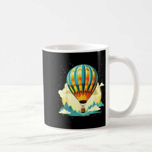 Funny Hot Air Balloon For New Adventures Lovers  Kaffeetasse (Rechts)