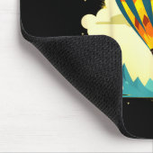 Funny Hot Air Balloon For New Adventures Lovers Mousepad (Ecke)