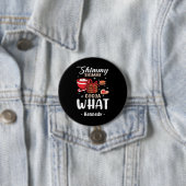 Funny Hot Chocolate & Cookie Winter Button (Beispiel)