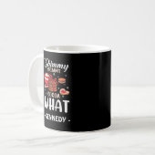 Funny Hot Chocolate & Cookie Winter Kaffeetasse (Vorderseite Links)