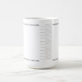 Funny Hot Chocolate Tasse Groß - Morphing (Zentrum)