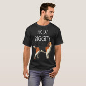 Funny Hot Diggity Hund T Hund Lover T-Shirt (Vorne ganz)
