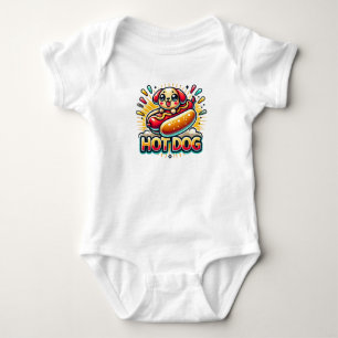Funny Hot Dog Baby Strampler