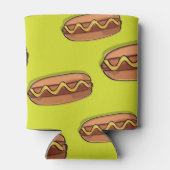 Funny Hot Dog Food Design Dosenkühler (Rückseite)