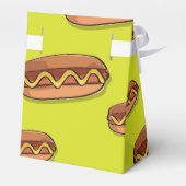 Funny Hot Dog Food Design Geschenkschachtel (Rückseite)