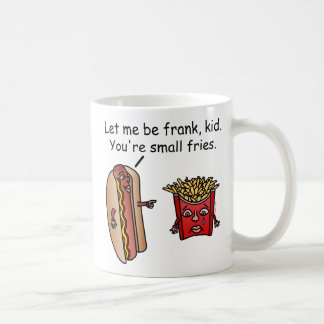 Funny Hot Dog French Fries Food Pun Kaffeetasse