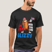 Funny Hot Dog Ich bin gerade hier für den glänzend T-Shirt (Vorderseite)