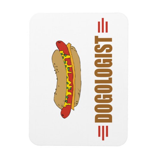 Funny Hot Dog Magnet (Vertikal)