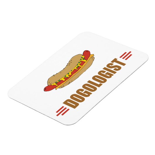 Funny Hot Dog Magnet (Linke Seite)