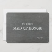 Funny Hot Friend Bridesmaid Vorschlag Einladung (Rückseite)