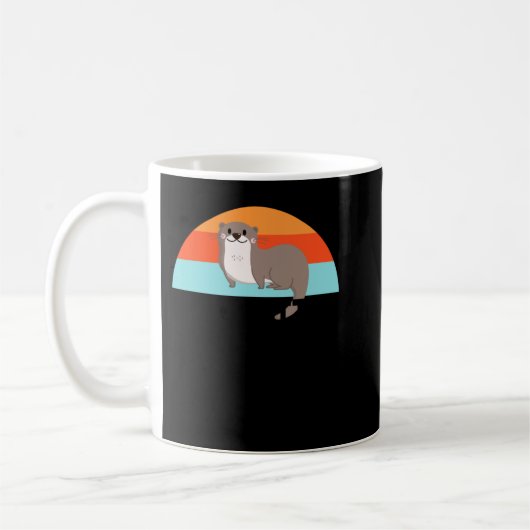 Funny Hot Hotter Otter Otter Liebe Sprichwort Fisc Kaffeetasse (Links)