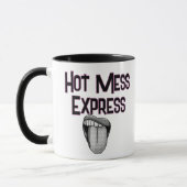 Funny Hot Mess Express Tasse (Links)