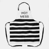 Funny Hot Mess Schürze (Vorderseite)