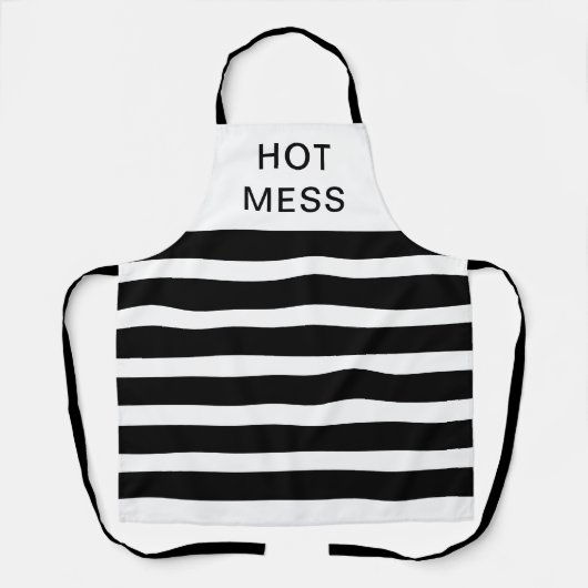 Funny Hot Mess Schürze (Vorderseite)