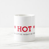 Funny Hot Minimalistisch Kaffeetasse (Mittel)