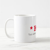 Funny Hot Minimalistisch Kaffeetasse (Links)