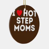 Funny Hot Step Mama Step Vater Tante Uncle Keramik Ornament (Rechts)