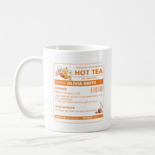 Funny Hot Tee Rezcription Tee Tasse (Links)