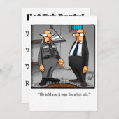 Funny Hot Tub Party Einladungen (Vorne/Hinten)