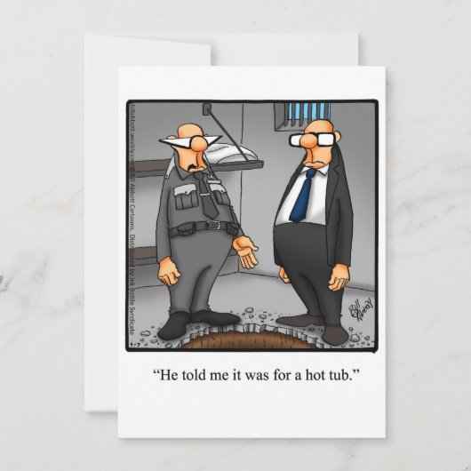 Funny Hot Tub Party Einladungen (Vorderseite)