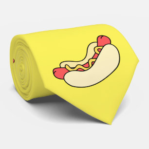 Funny Hotdog (Hot Dog) Krawatte mit benutzerdefini
