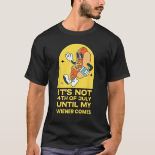 Funny Hotdog ist nicht 4. Juli bis meine Dackel T-Shirt