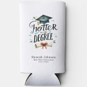 Funny Hotter by One Degree Personalisierter Abschl Selters Dosenkühler