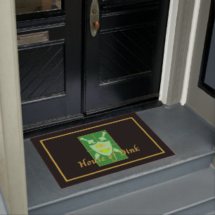 Funny House of Dink Pickleball Wappen Fußmatte