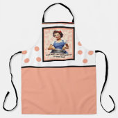 Funny Housefrau Schürze (Vorderseite)