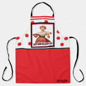 Funny Housefrau Schürze (Vorderseite)