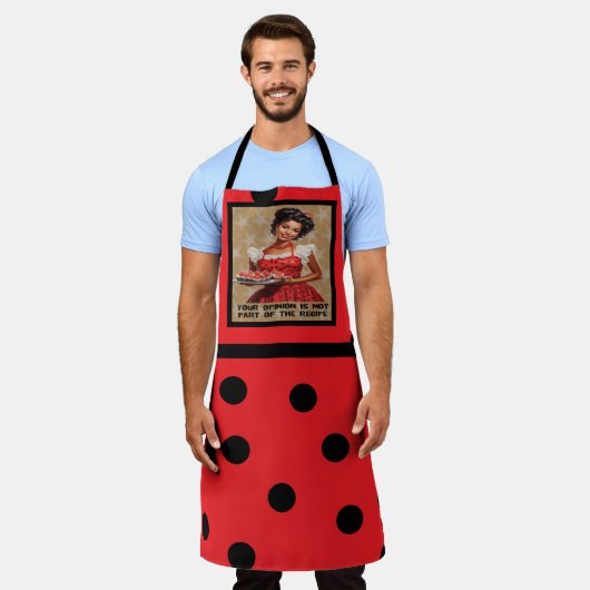 Funny Housefrau Schürze (Getragen)