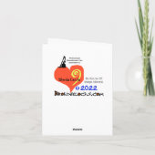 Funny Housekeepers Day Grußkarte Karte (Rückseite)