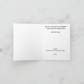 Funny Housekeepers Day Grußkarte Karte (Innenseite)