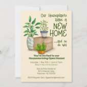 Funny Houseplants Einladung (Vorderseite)