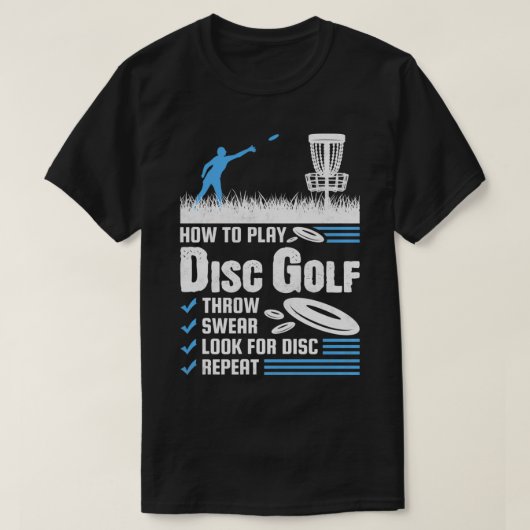 Funny How To Play Disc Golf Pullover  (Design vorne)