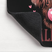 Funny Howdy Valentine Highland Cow Valentine’s Day Mousepad (Ecke)