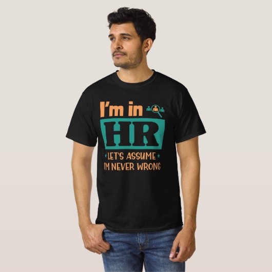 Funny HR Officer Gift | Geschenk von Mitarbeitern T-Shirt (Vorne ganz)