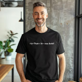 Funny HTML, das kühl ist Coder T-Shirt