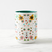 Funny Hübsch floral Danksagend gesegnet ein Chaos  Tasse (Zentrum)