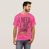Funny Huge Cigar Lover Women And Men Cigar Smoker T-Shirt (Vorne ganz)
