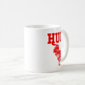 Funny Huge Mens Rooster Graphic Kaffeetasse (VorderseiteRechts)