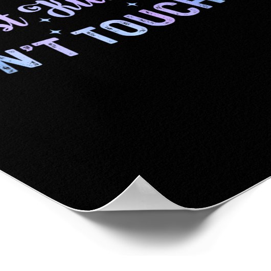 Funny Hugs Quote Meme Hugs Just Kidding Don't Touc Poster (Ecke)