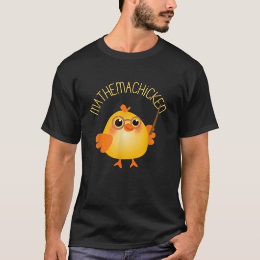 Funny Huhn Mathematician Mathematician Mathematike T-Shirt (Vorderseite)