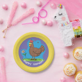 Funny Huhn Party Cartoon Papierteller. Pappteller (Party)