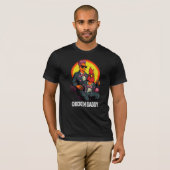 Funny Hühnerpapa T - Shirt (Vorne ganz)