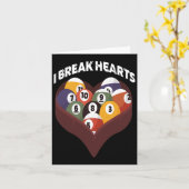 Funny Human Billiards Evolution 8 Ll Pool Cue Stic Karte (Gelbe Blume)