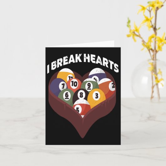 Funny Human Billiards Evolution 8 Ll Pool Cue Stic Karte (Gelbe Blume)